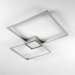 Hofstein Narpes Deckenleuchte LED Nickel-Matt, 1-flammig -LED Leuchten Verkäufe narpes deckenleuchte h3322413 10