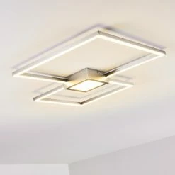 Hofstein Narpes Deckenleuchte LED Nickel-Matt, 1-flammig -LED Leuchten Verkäufe narpes deckenleuchte h3322413 9