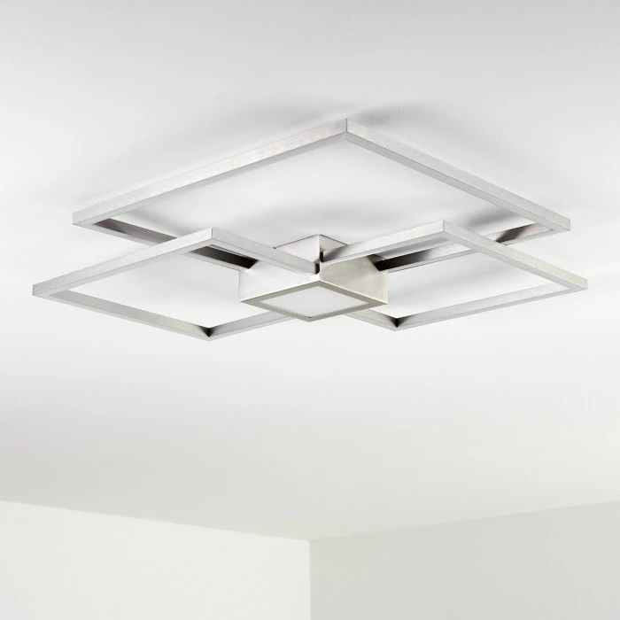 Hofstein Narpes Deckenleuchte LED Nickel-Matt, 1-flammig 19 Hofstein Narpes Deckenleuchte LED Nickel-Matt, 1-flammig – Bild 19