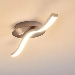 Hofstein Nendaz Deckenleuchte LED Nickel-Matt, 1-flammig 31 Hofstein Nendaz Deckenleuchte LED Nickel-Matt, 1-flammig -LED Leuchten Verkäufe nendaz deckenleuchte h3299388 do1 14