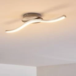 Hofstein Nendaz Deckenleuchte LED Nickel-Matt, 1-flammig 19 Hofstein Nendaz Deckenleuchte LED Nickel-Matt, 1-flammig -LED Leuchten Verkäufe nendaz deckenleuchte h3299388 do1 2