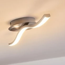 Hofstein Nendaz Deckenleuchte LED Nickel-Matt, 1-flammig 24 Hofstein Nendaz Deckenleuchte LED Nickel-Matt, 1-flammig -LED Leuchten Verkäufe nendaz deckenleuchte h3299388 do1 7