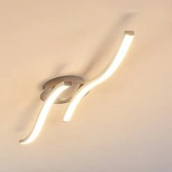 Hofstein Nendaz Deckenleuchte LED Nickel-Matt, 2-flammig 19 Hofstein Nendaz Deckenleuchte LED Nickel-Matt, 2-flammig -LED Leuchten Verkäufe nendaz deckenleuchte h3299401 do1 3