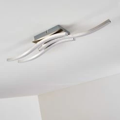 Hofstein Nendaz Deckenleuchte LED Nickel-Matt, 3-flammig -LED Leuchten Verkäufe nendaz deckenleuchte h3299425 do1 15