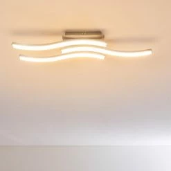 Hofstein Nendaz Deckenleuchte LED Nickel-Matt, 3-flammig -LED Leuchten Verkäufe nendaz deckenleuchte h3299425 do1 6