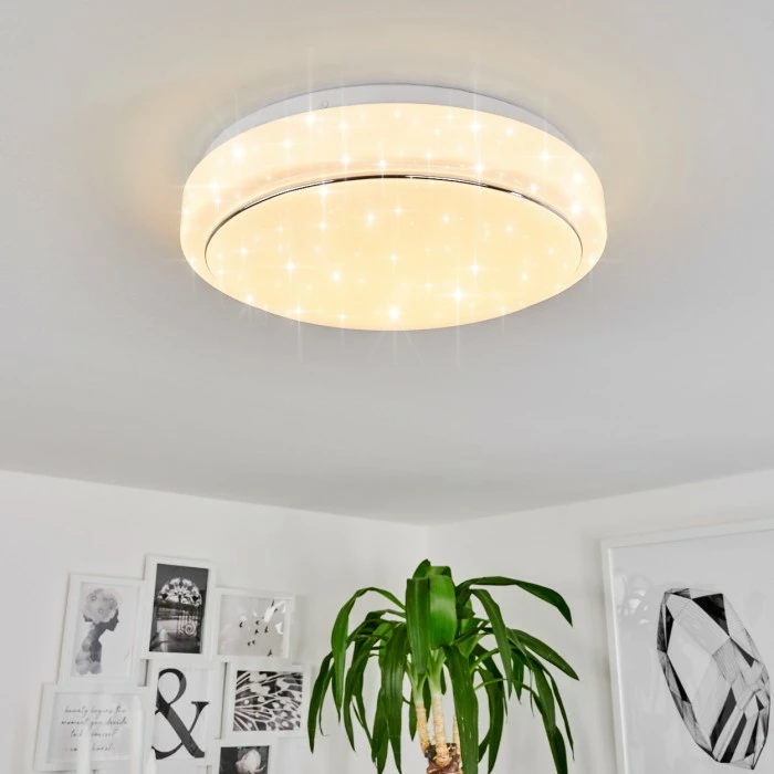 Hofstein Nepes Deckenleuchte LED Weiß, 1-flammig 1 Hofstein Nepes Deckenleuchte LED Weiß, 1-flammig