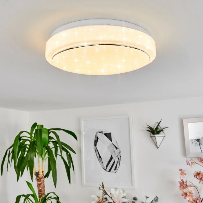 Hofstein Nepes Deckenleuchte LED Weiß, 1-flammig 10 Hofstein Nepes Deckenleuchte LED Weiß, 1-flammig – Bild 10