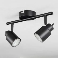 Hofstein Nestavel Deckenleuchte LED Schwarz, 2-flammig -LED Leuchten Verkäufe nestavel deckenleuchte h3653111 7