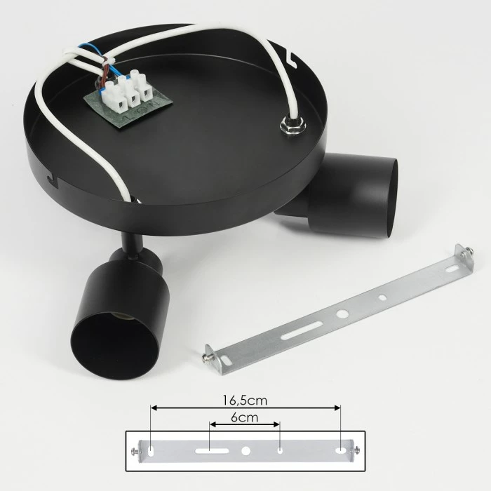 Hofstein Nestavel Deckenleuchte LED Schwarz, 3-flammig 5 Hofstein Nestavel Deckenleuchte LED Schwarz, 3-flammig – Bild 5