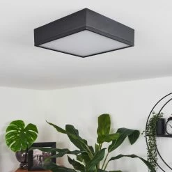 Hofstein Netstal Deckenleuchte LED Schwarz, 1-flammig -LED Leuchten Verkäufe netstal deckenleuchte h3550731 9