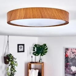 Hofstein Nexo Deckenleuchte LED Holz dunkel, 1-flammig -LED Leuchten Verkäufe nexo deckenleuchte h3390771 9