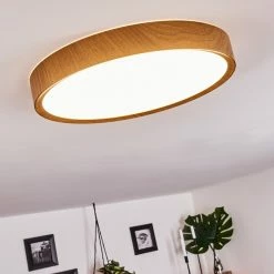 Hofstein Nexo Deckenleuchte LED Weiß, Holz dunkel, 1-flammig -LED Leuchten Verkäufe nexo deckenleuchte h3390795 8