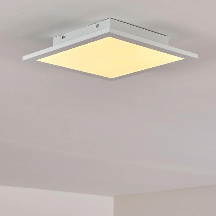 Hofstein Nexo Deckenpanel LED Weiß, 1-flammig, Fernbedienung 9 Hofstein Nexo Deckenpanel LED Weiß, 1-flammig, Fernbedienung – Bild 9