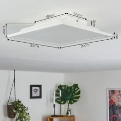 Hofstein Nexo LED Panel Weiß, 1-flammig -LED Leuchten Verkäufe nexo led panel h3383414 3