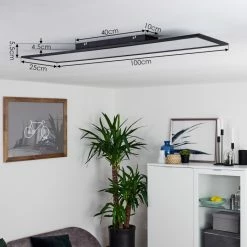 Hofstein Nexo LED Panel Schwarz, 1-flammig, Fernbedienung -LED Leuchten Verkäufe nexo led panel h3383728 4