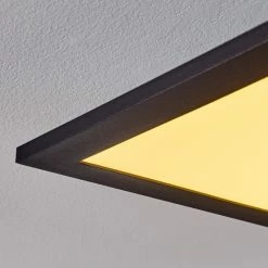 Hofstein Nexo LED Panel Schwarz, 1-flammig, Fernbedienung -LED Leuchten Verkäufe nexo led panel h3383728 9