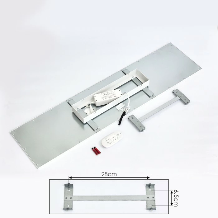 Hofstein Nexo LED Panel Weiß, 1-flammig, Fernbedienung 5 Hofstein Nexo LED Panel Weiß, 1-flammig, Fernbedienung – Bild 5