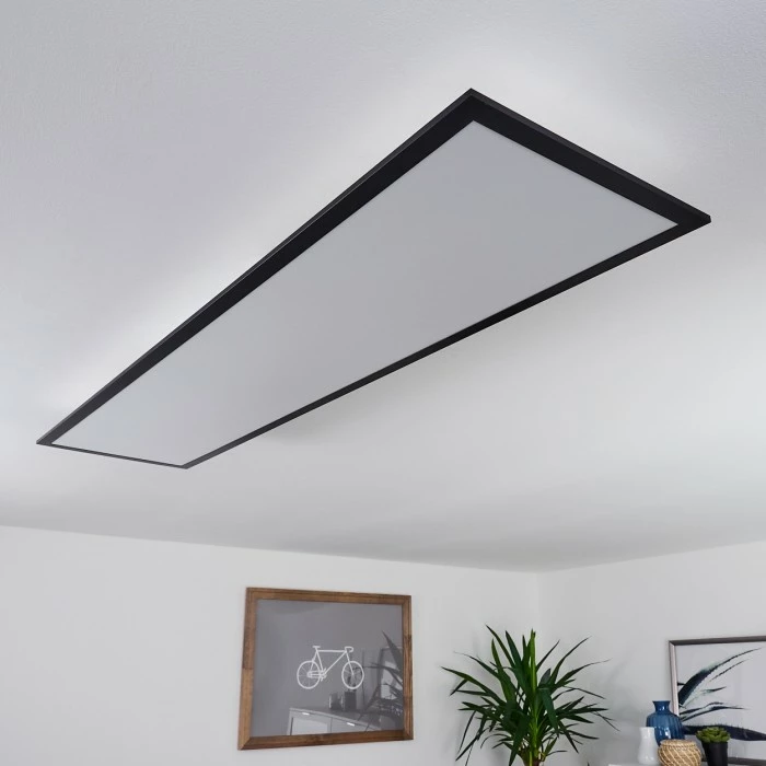 Hofstein Nexo LED Panel Schwarz, 1-flammig, Fernbedienung 7 Hofstein Nexo LED Panel Schwarz, 1-flammig, Fernbedienung – Bild 7