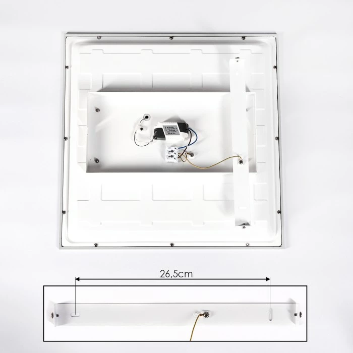 Hofstein Nexo LED Panel Weiß, 1-flammig 5 Hofstein Nexo LED Panel Weiß, 1-flammig – Bild 5