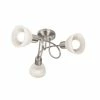 Nino Leuchten DAYTONA Deckenleuchte LED Nickel-Matt, 3-flammig