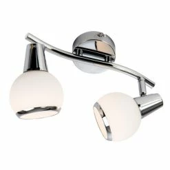 Nino Leuchten LORIS Deckenleuchte LED Chrom, 2-flammig