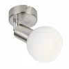 Nino Leuchten LOXY Deckenleuchte LED Nickel-Matt, 1-flammig