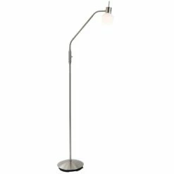 Nino Leuchten LOXY Stehleuchte LED Nickel-Matt, 1-flammig