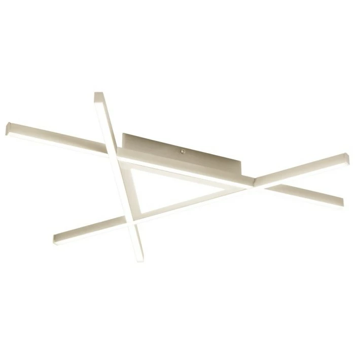 Nino Leuchten SQUARE Deckenleuchte LED Nickel-Matt, 1-flammig, Fernbedienung 1 Nino Leuchten SQUARE Deckenleuchte LED Nickel-Matt, 1-flammig, Fernbedienung