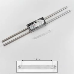Hofstein Noppa Deckenleuchte LED Nickel-Matt, Chrom, 2-flammig, Fernbedienung, Farbwechsler -LED Leuchten Verkäufe noppa deckenleuchte h3580158 4