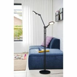 Nordlux BEND Stehleuchte LED Schwarz, 2-flammig