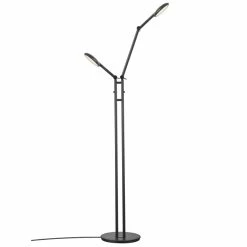 Nordlux BEND Stehleuchte LED Schwarz, 2-flammig -LED Leuchten Verkäufe nordlux bend stehleuchte 2112784003 2
