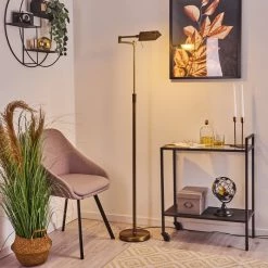 Hofstein Norrlida Stehleuchte LED Messing, 1-flammig -LED Leuchten Verkäufe norrlida stehleuchte h3426067 8