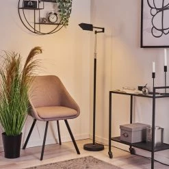 Hofstein Norrlida Stehleuchte LED Chrom, Schwarz, 1-flammig -LED Leuchten Verkäufe norrlida stehleuchte h3426104 10