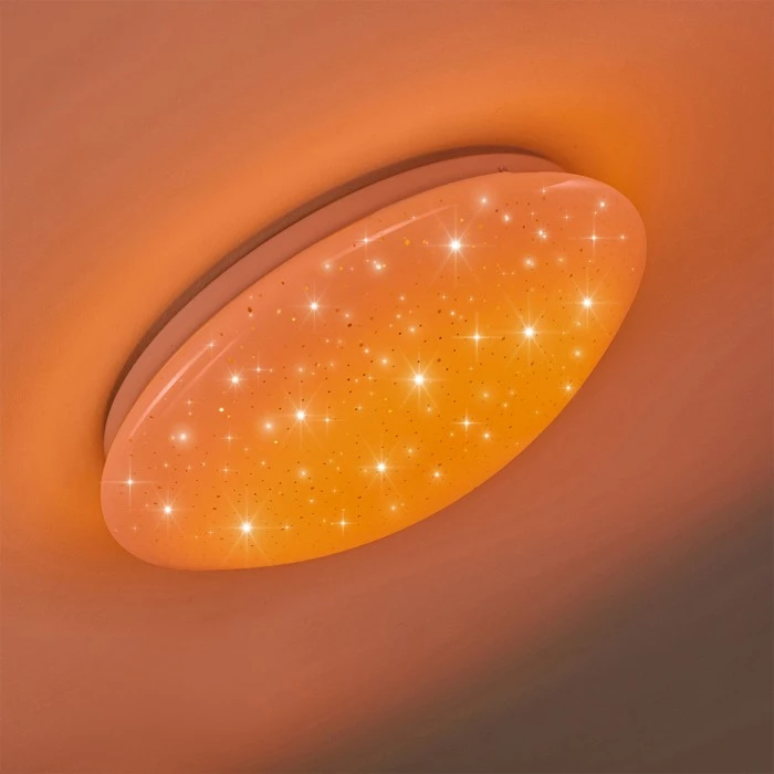 Hofstein Norton Star Deckenleuchte LED Weiß, 1-flammig, Fernbedienung, Farbwechsler 12 Hofstein Norton Star Deckenleuchte LED Weiß, 1-flammig, Fernbedienung, Farbwechsler – Bild 12