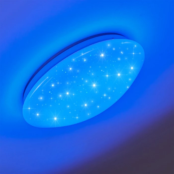 Hofstein Norton Star Deckenleuchte LED Weiß, 1-flammig, Fernbedienung, Farbwechsler 14 Hofstein Norton Star Deckenleuchte LED Weiß, 1-flammig, Fernbedienung, Farbwechsler – Bild 14