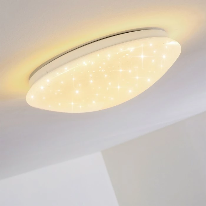 Hofstein Norton Star Deckenleuchte LED Weiß, 1-flammig, Fernbedienung, Farbwechsler 4 Hofstein Norton Star Deckenleuchte LED Weiß, 1-flammig, Fernbedienung, Farbwechsler – Bild 4