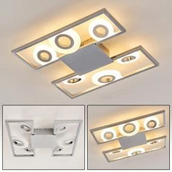 Hofstein Obip Deckenleuchte LED Chrom, 1-flammig