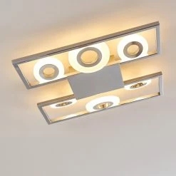 Hofstein Obip Deckenleuchte LED Chrom, 1-flammig -LED Leuchten Verkäufe obip deckenleuchte h3302460 do1 2