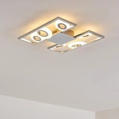 Hofstein Obip Deckenleuchte LED Chrom, 1-flammig -LED Leuchten Verkäufe obip deckenleuchte h3302460 do1 3