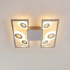 Hofstein Obip Deckenleuchte LED Chrom, 1-flammig -LED Leuchten Verkäufe obip deckenleuchte h3302460 do1 5