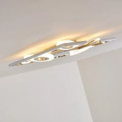 Hofstein Obip Deckenleuchte LED Chrom, 1-flammig -LED Leuchten Verkäufe obip deckenleuchte h3302460 do1 8