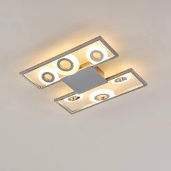 Hofstein Obip Deckenleuchte LED Chrom, 1-flammig -LED Leuchten Verkäufe obip deckenleuchte h3302460 do1 9