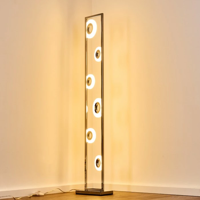 Hofstein Obip Stehleuchte LED Chrom, 1-flammig 3 Hofstein Obip Stehleuchte LED Chrom, 1-flammig – Bild 3