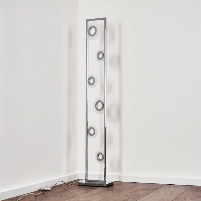 Hofstein Obip Stehleuchte LED Chrom, 1-flammig 5 Hofstein Obip Stehleuchte LED Chrom, 1-flammig – Bild 5