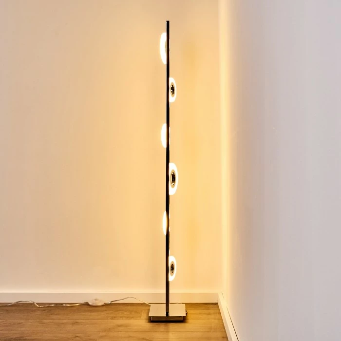 Hofstein Obip Stehleuchte LED Chrom, 1-flammig 8 Hofstein Obip Stehleuchte LED Chrom, 1-flammig – Bild 8