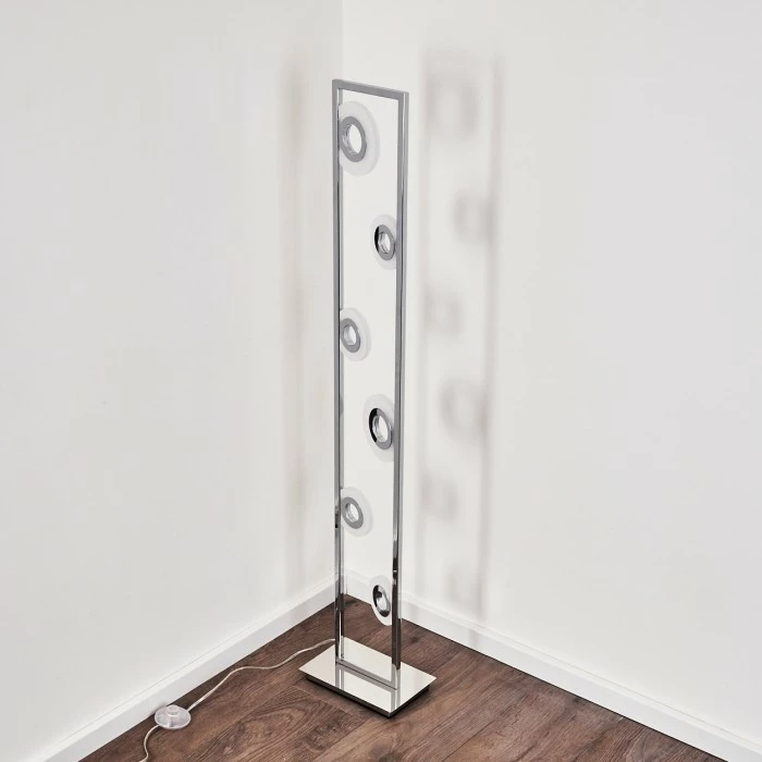 Hofstein Obip Stehleuchte LED Chrom, 1-flammig 9 Hofstein Obip Stehleuchte LED Chrom, 1-flammig – Bild 9