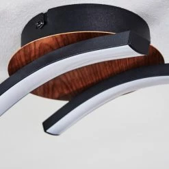 Hofstein Odda Deckenleuchte LED Schwarz, Holzoptik, 2-flammig 15 Hofstein Odda Deckenleuchte LED Schwarz, Holzoptik, 2-flammig -LED Leuchten Verkäufe odda deckenleuchte h3436950 5