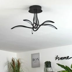 Hofstein Oetling Deckenleuchte LED Schwarz, 1-flammig -LED Leuchten Verkäufe oetling deckenleuchte h3560198 10