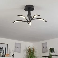 Hofstein Oetling Deckenleuchte LED Schwarz, 1-flammig -LED Leuchten Verkäufe oetling deckenleuchte h3560198 8