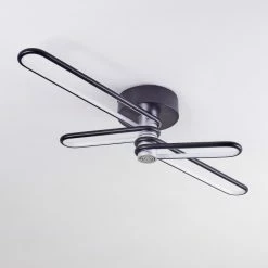 Hofstein Olul Deckenleuchte LED Schwarz, Weiß, 2-flammig -LED Leuchten Verkäufe olul deckenleuchte h3419854 7